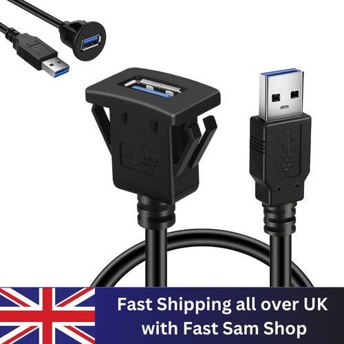 Usb panel mount extension - 3.0,