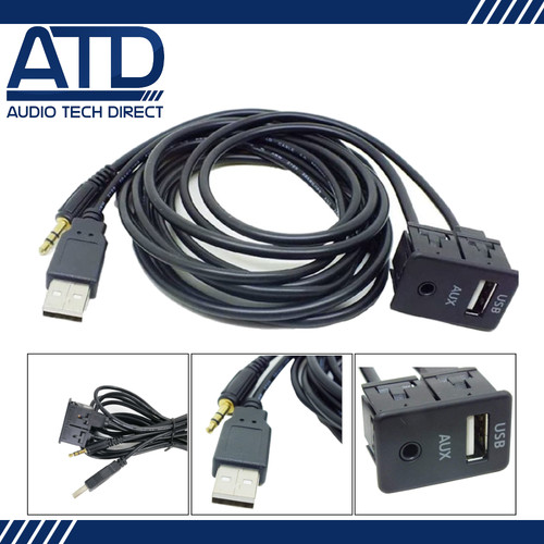 Car dash flush mounting - car, usb