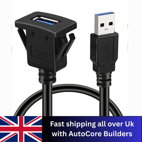 Usb panel mount extension - 3.0,