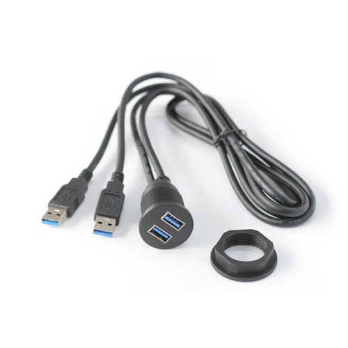 Usb dual port dash mount - usb,