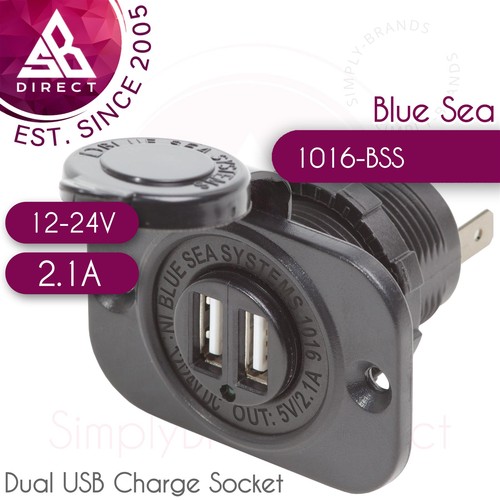 Blue sea 1016 dual usb - blue,