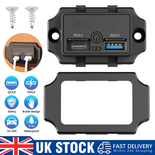 12v 24v flush mount - flush, usb