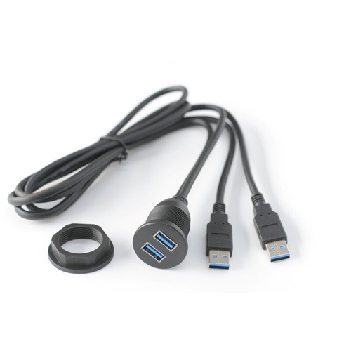 Usb dual female socket - usb,