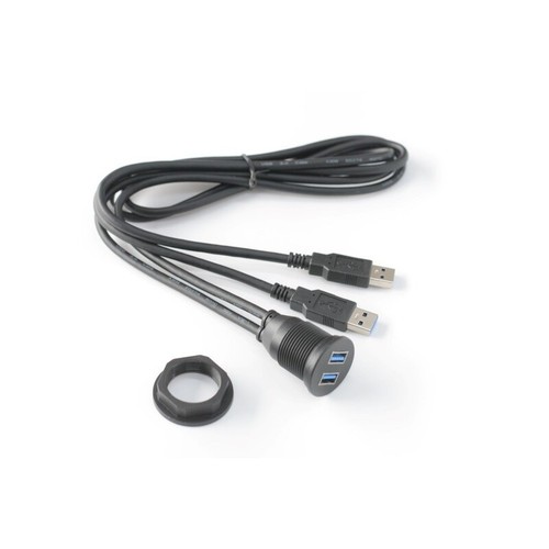 Usb dual female round - usb,