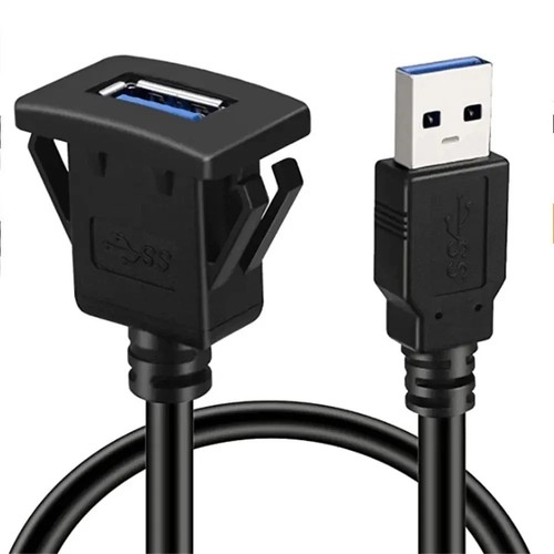 Usb panel mount extension - usb,