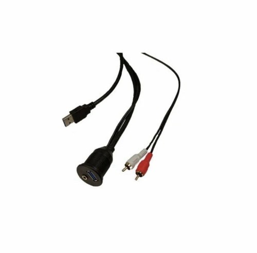Dashmount usb and 5mm jack - and,